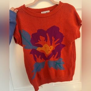 Mr. Mort vintage red/orange t shirt sweater, size M!